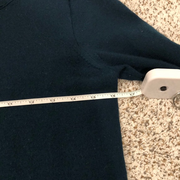 J.Crew Merino Wool Dark Green Sweater - Picture 6 of 7